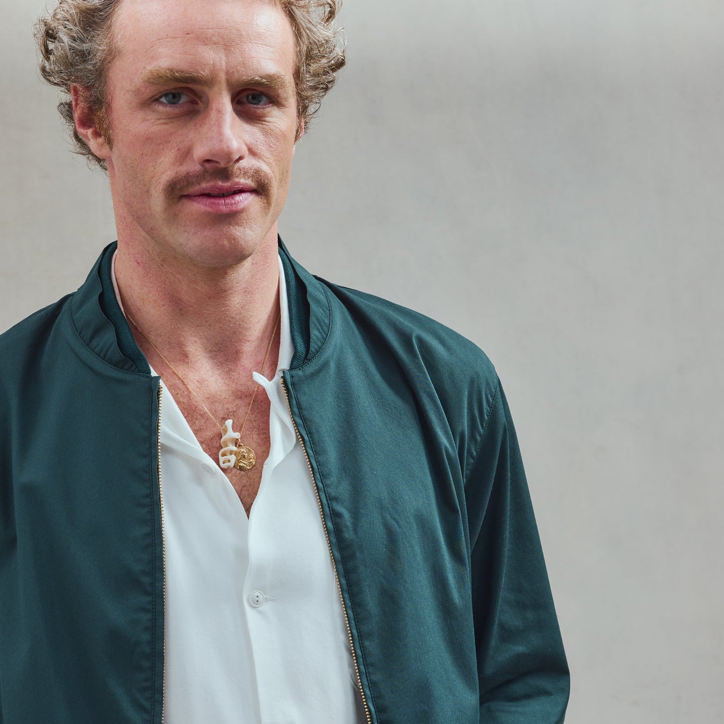 Blouson Zippé Vert