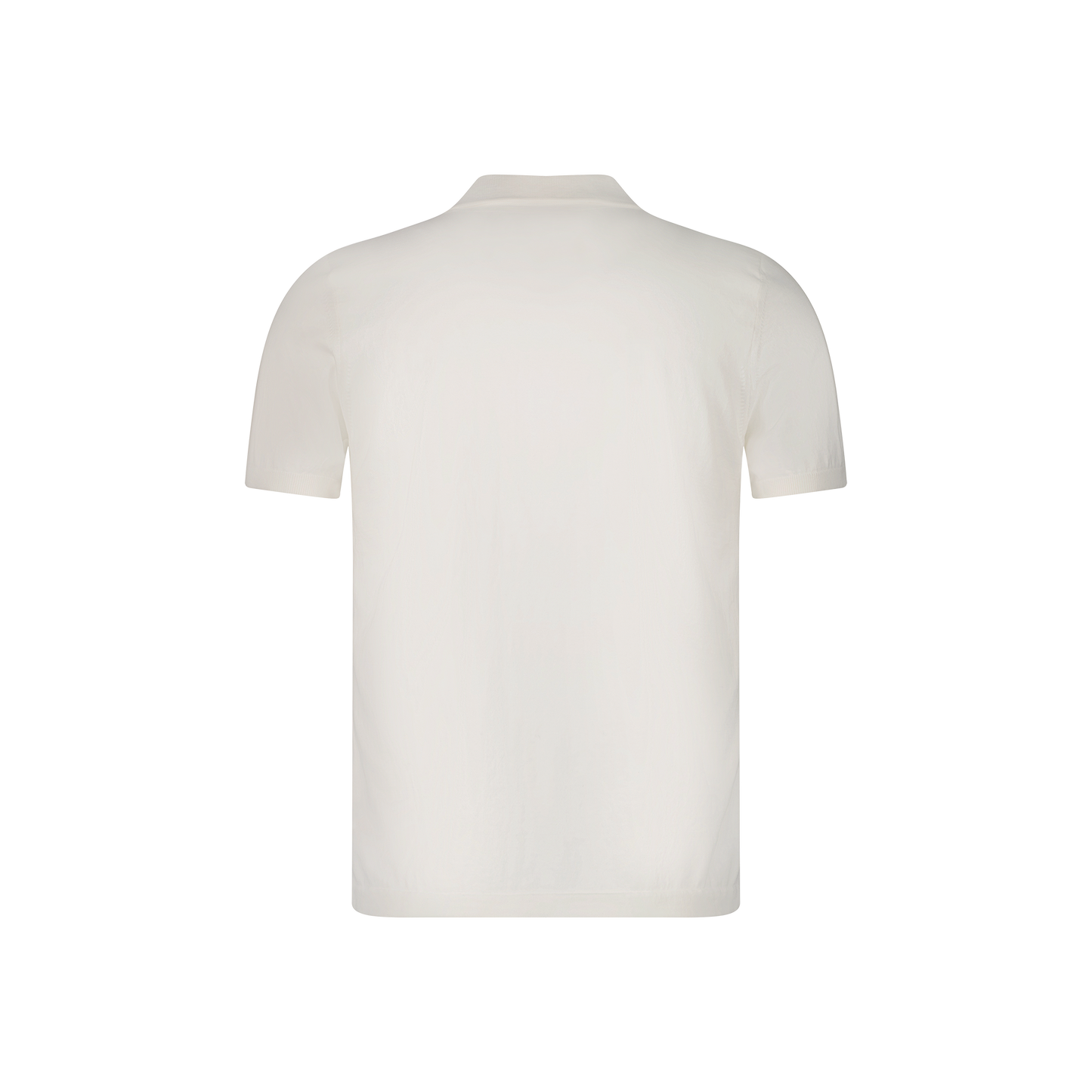 Polo Classique en Maille Écru