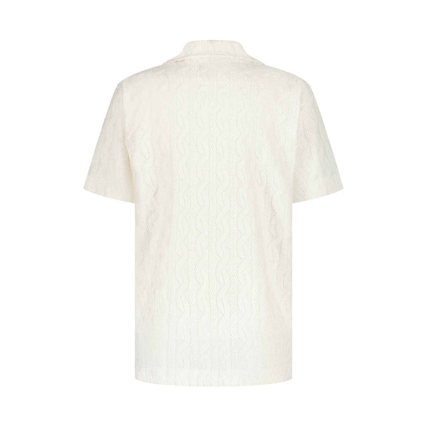 Chemise en Éponge Fantaisie Ecru