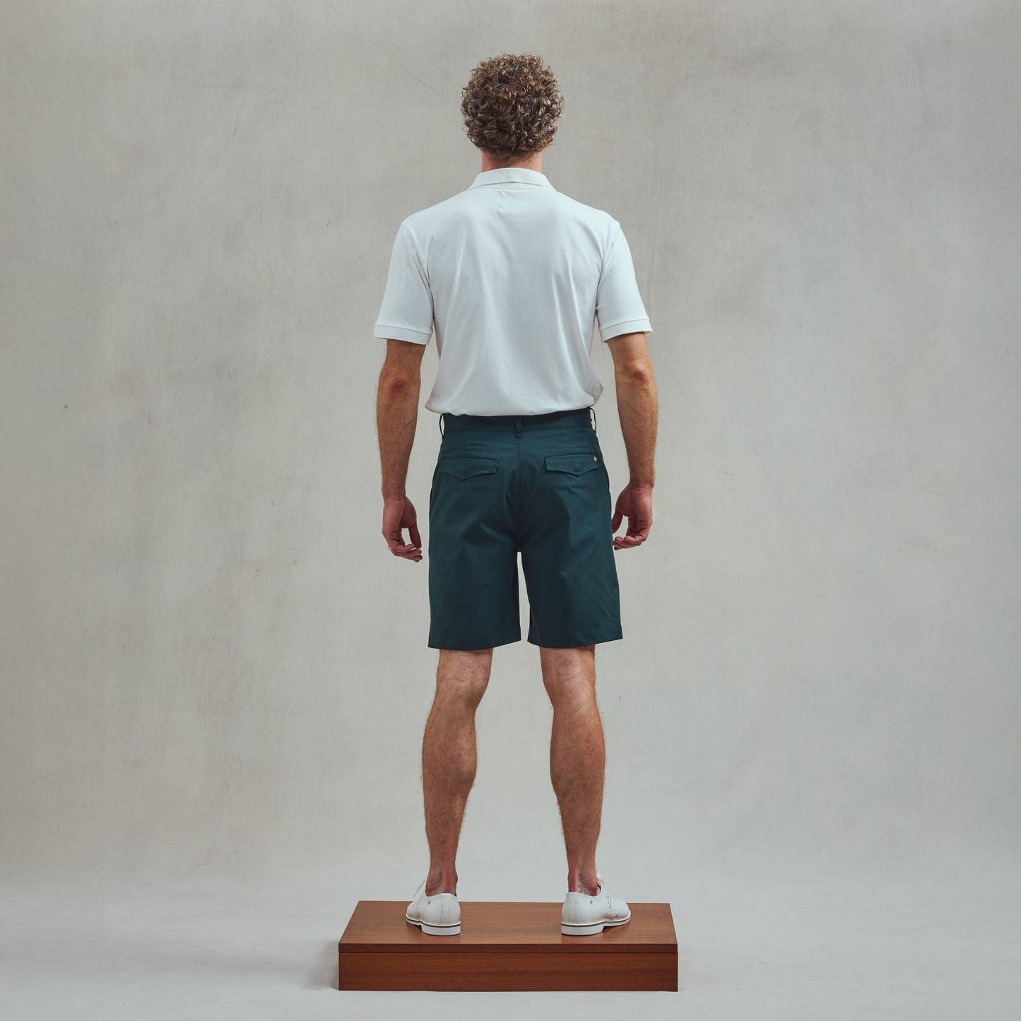 Green Short with Gold Buckle
