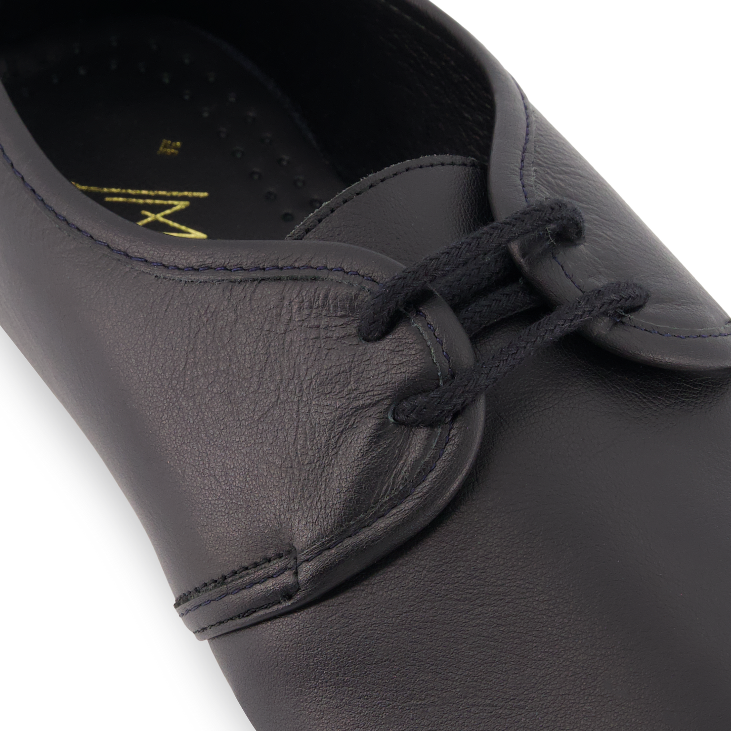 Jazz Lacets Cuir Noir