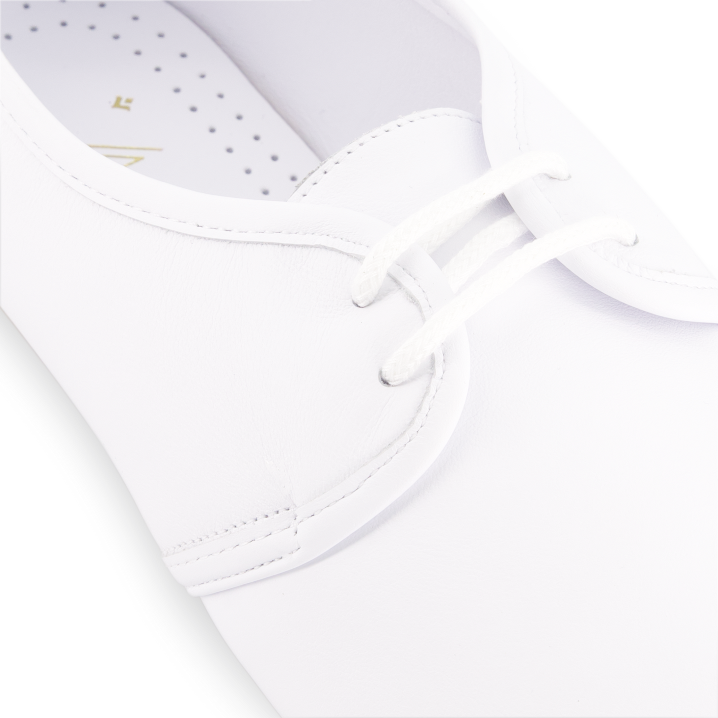Jazz Laces Leather White