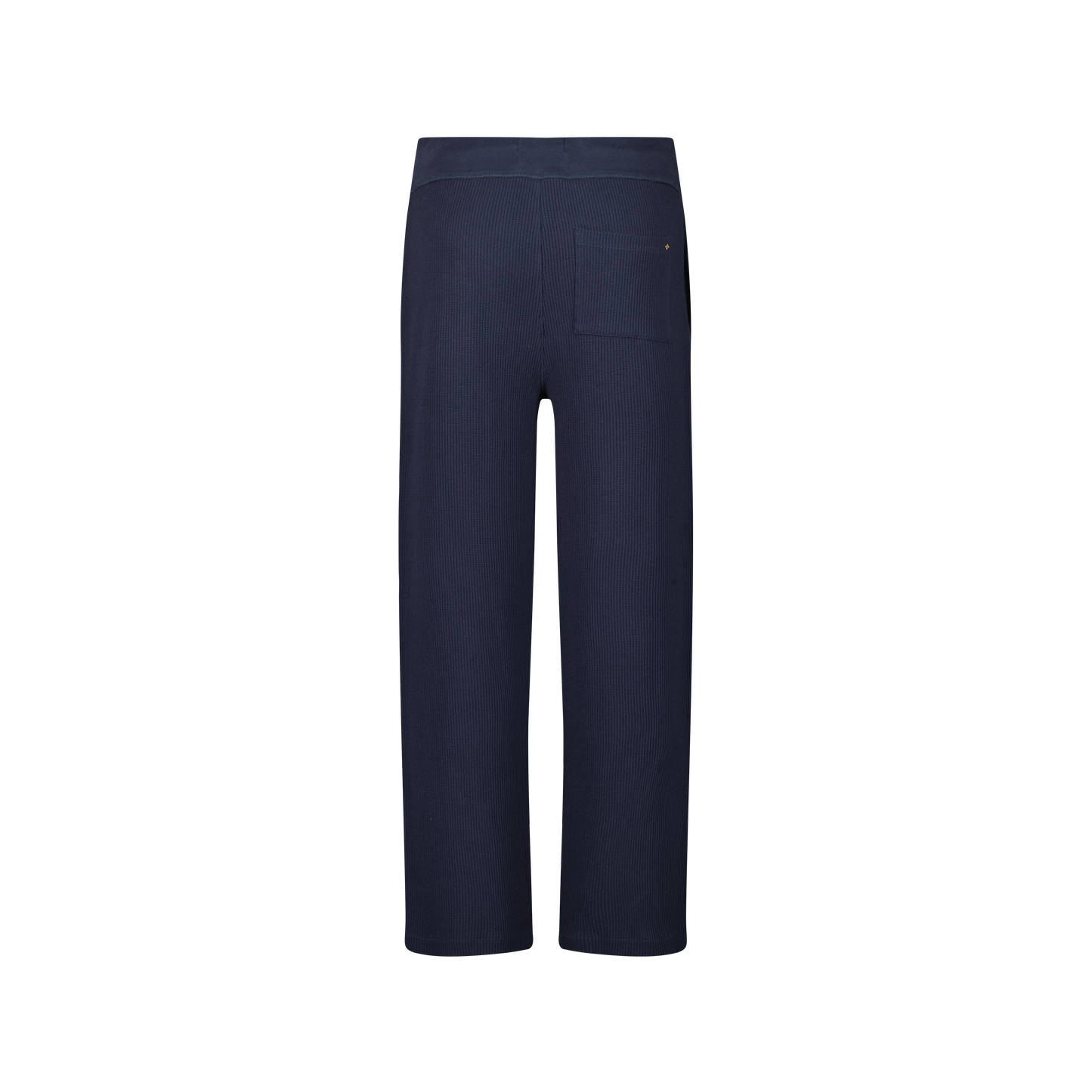 Pantalon en Maille Interlock Marine