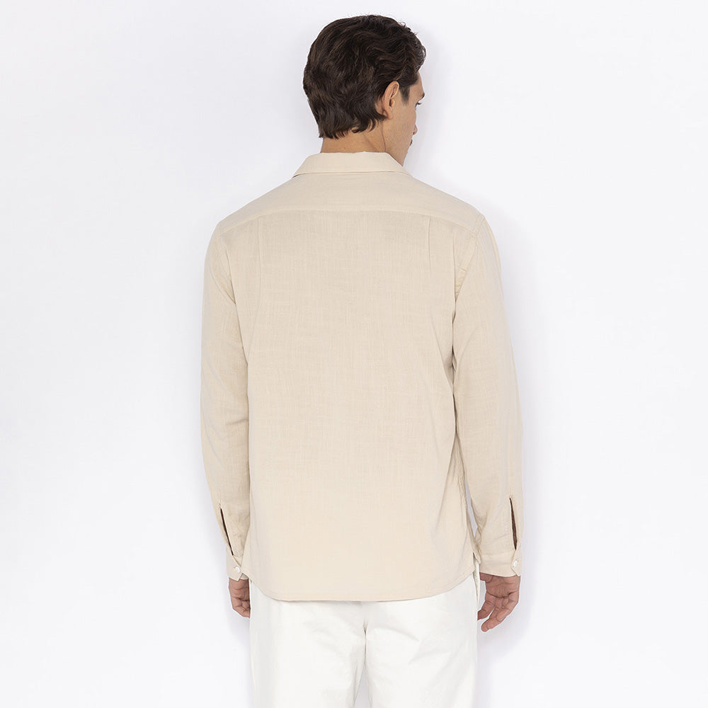 Chemise Manches Longues Poches Soufflet