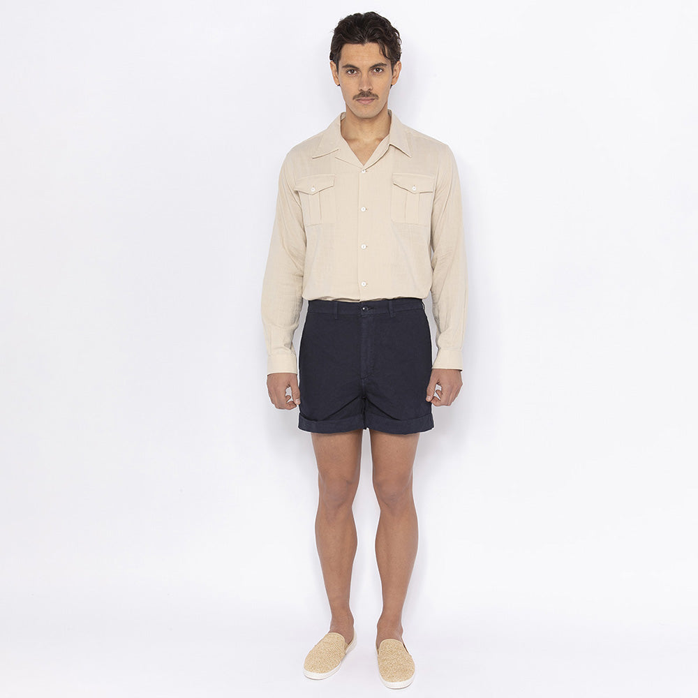 Chemise Manches Longues Poches Soufflet