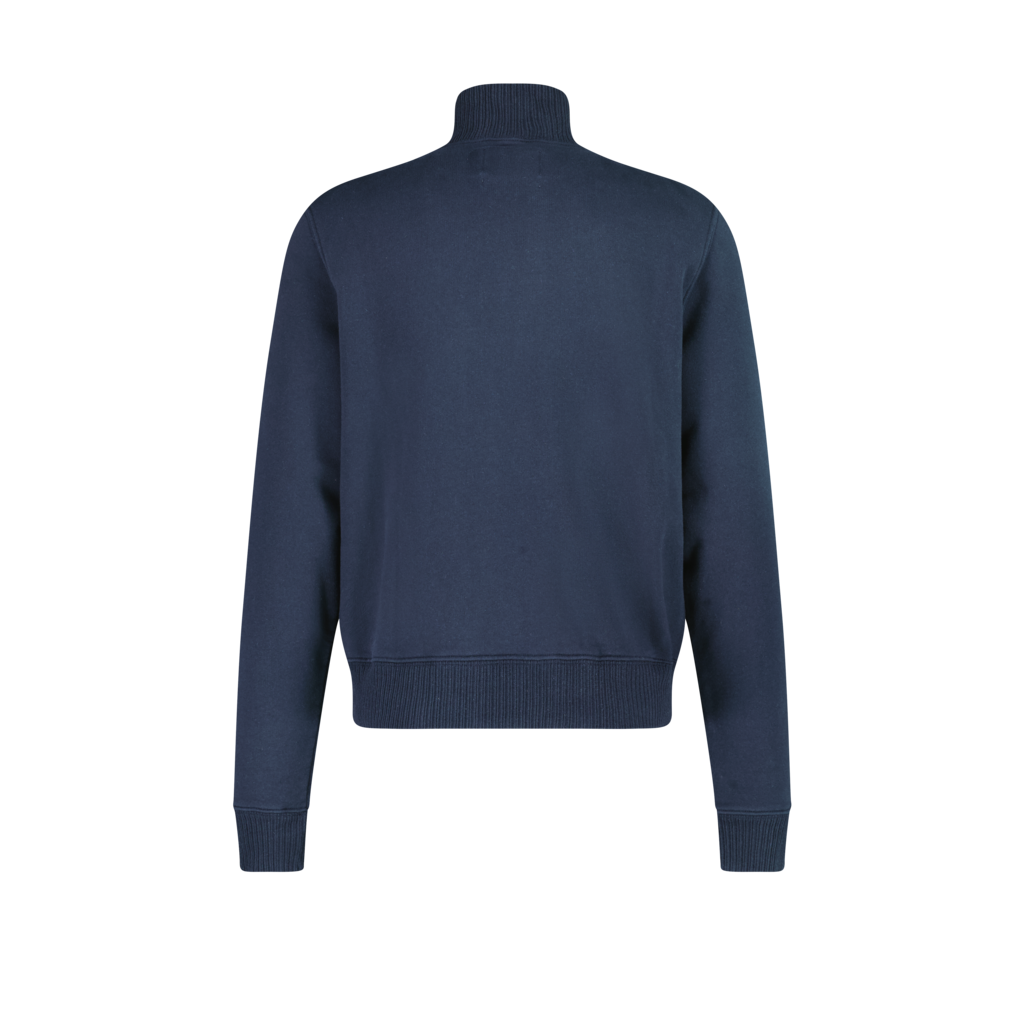 Navy Zipped Sweatshirt