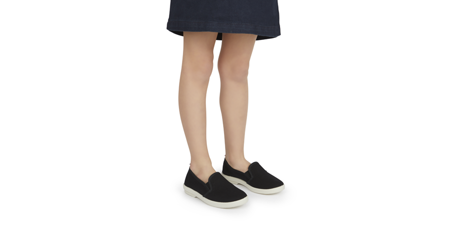 Classic 10° Noir Kid, Mocassin, Rivieras European Union, homme, femme, été, chaussures, chaussures, riviera, espadrille, espadrilles, leisure, shoes, summer, man, women, loafers, loafer