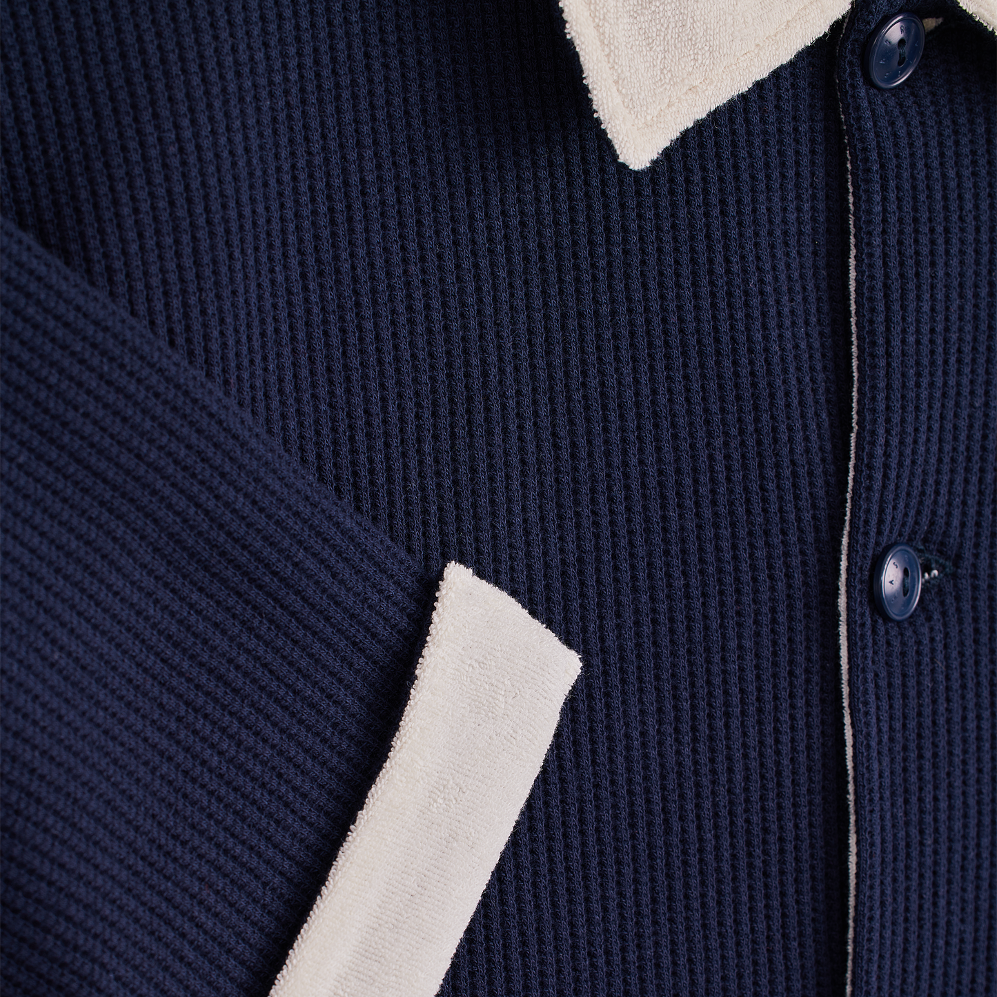 Chemise Doublée Éponge Marine