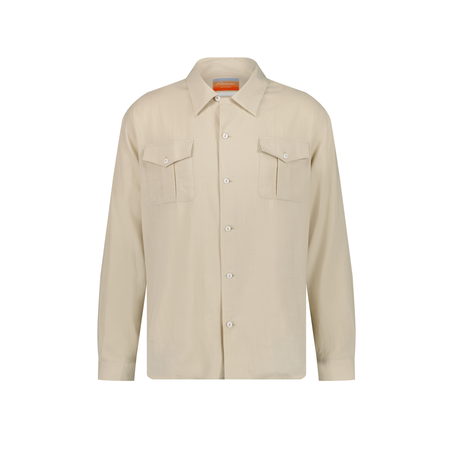 Chemise Manches Longues Poches Soufflet