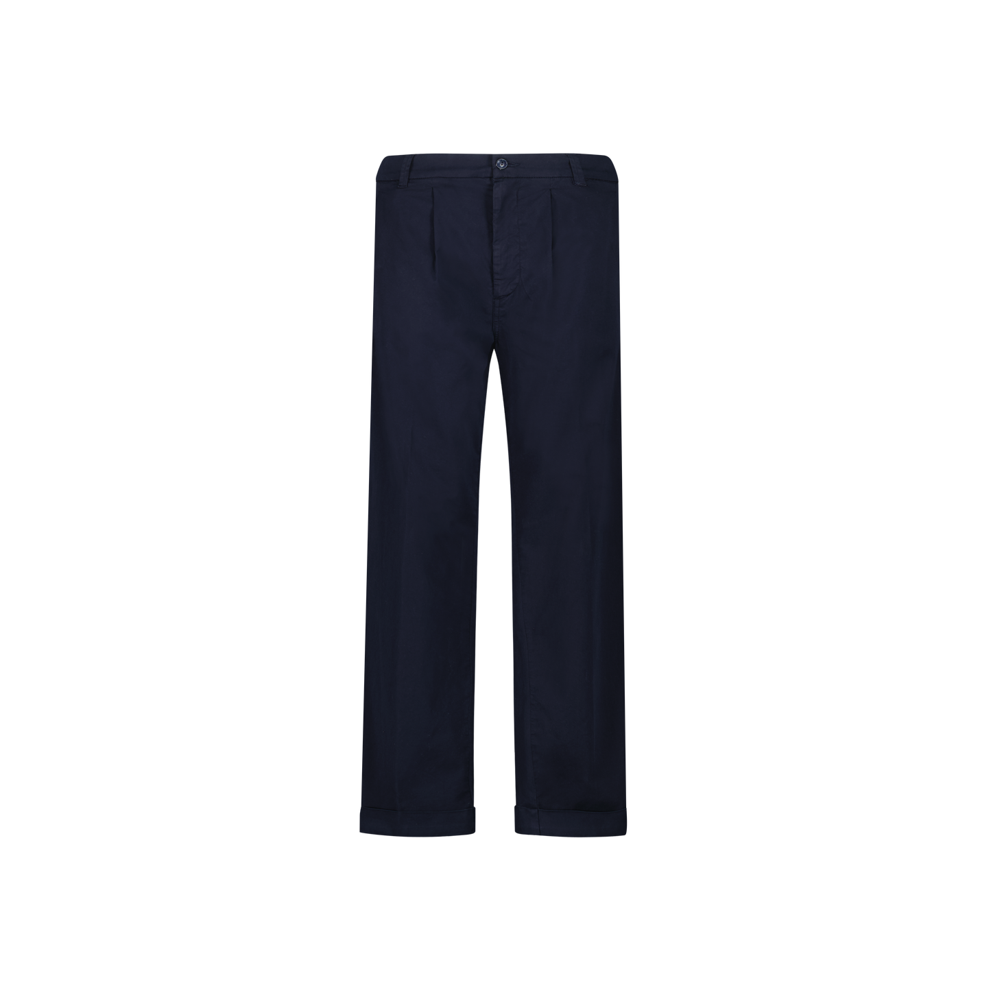Navy Pleated Pants