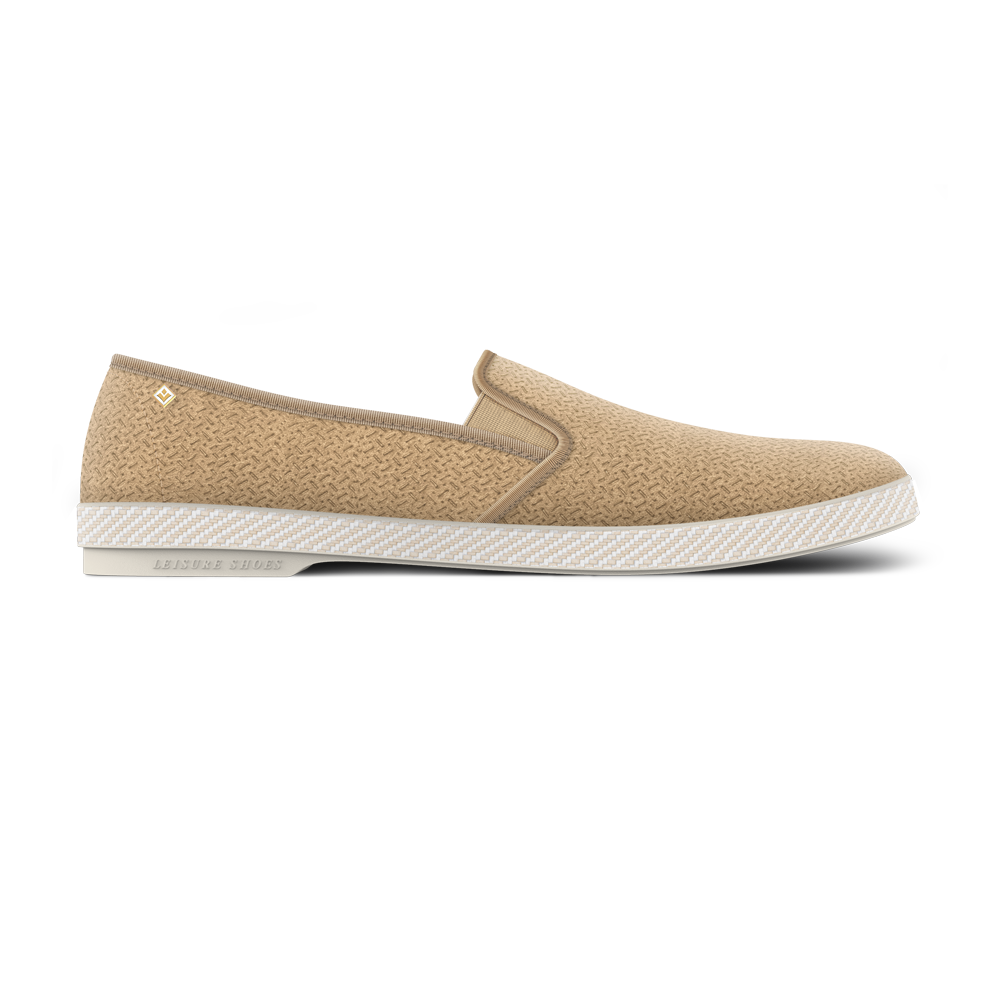 Classic Suede Embossed Beige
