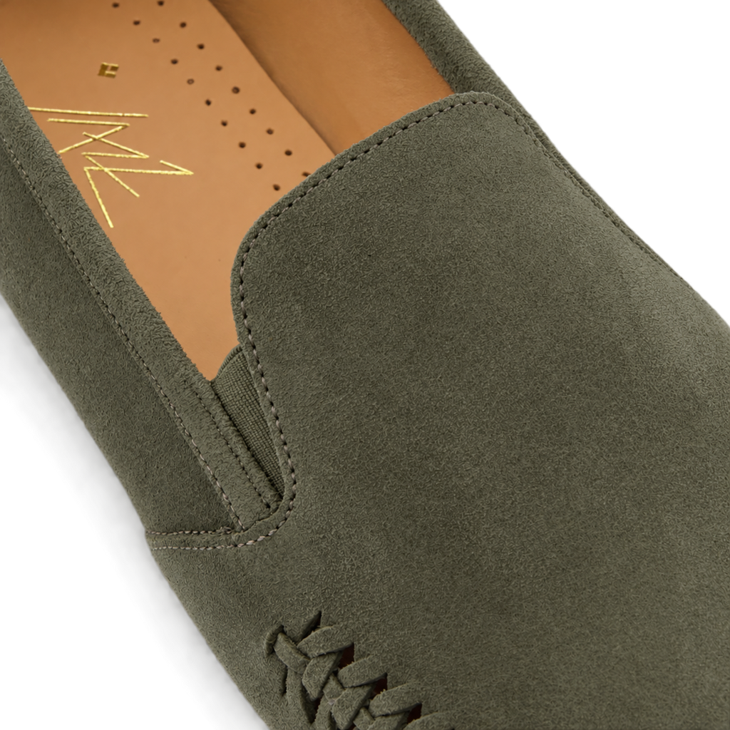 Jazz Suede Tressé Kaki
