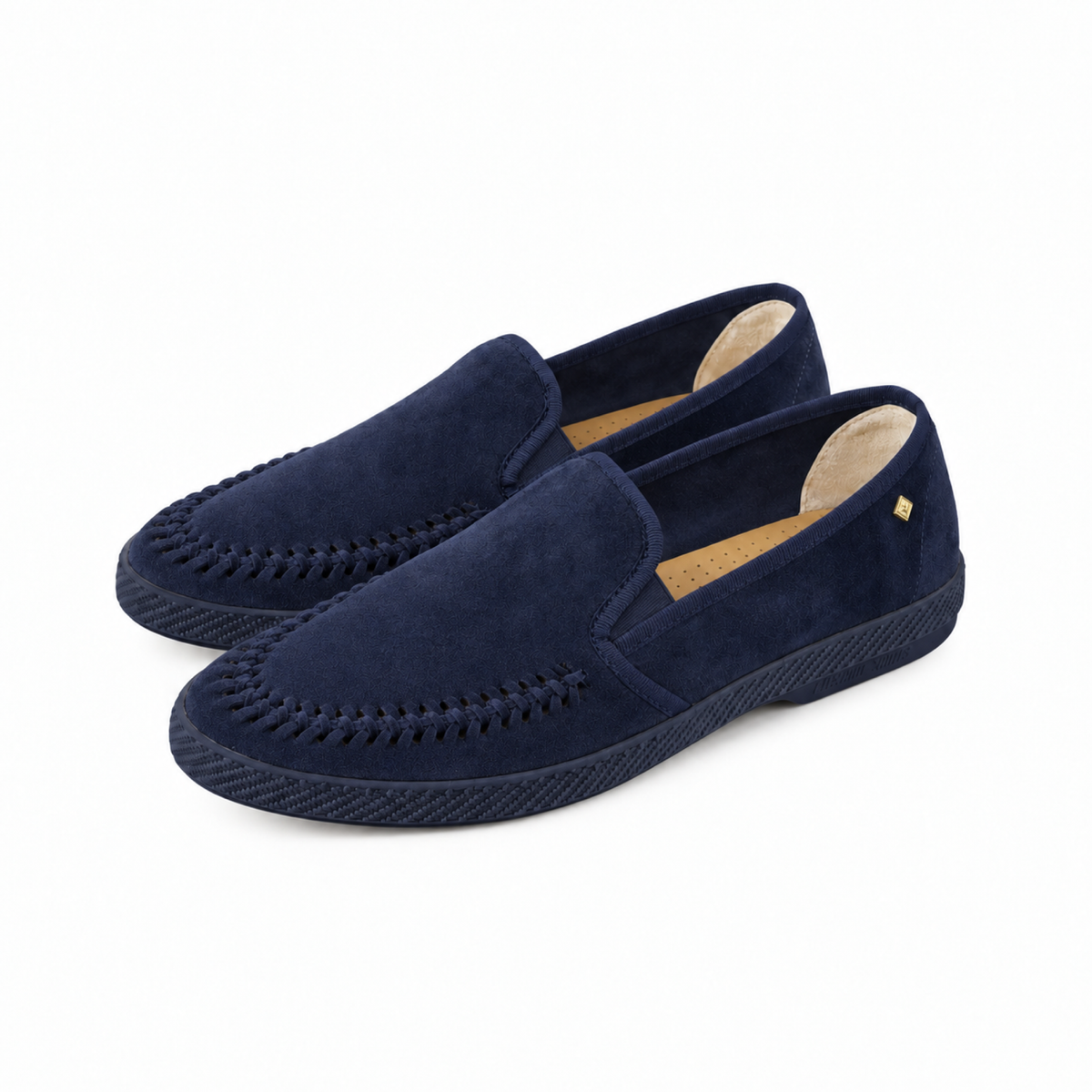 Classic Suede Tressé Marine