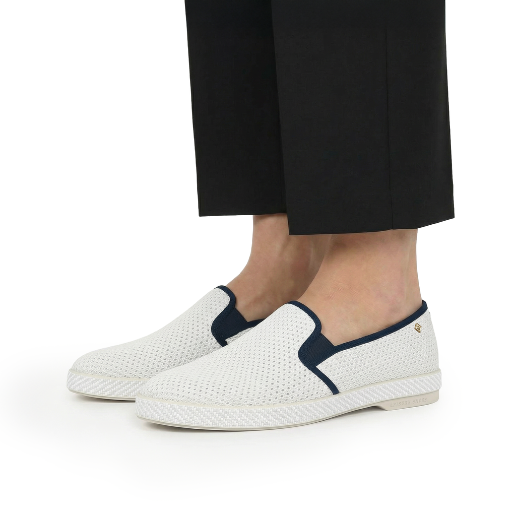 Classic Filet Blanc Biais Marine