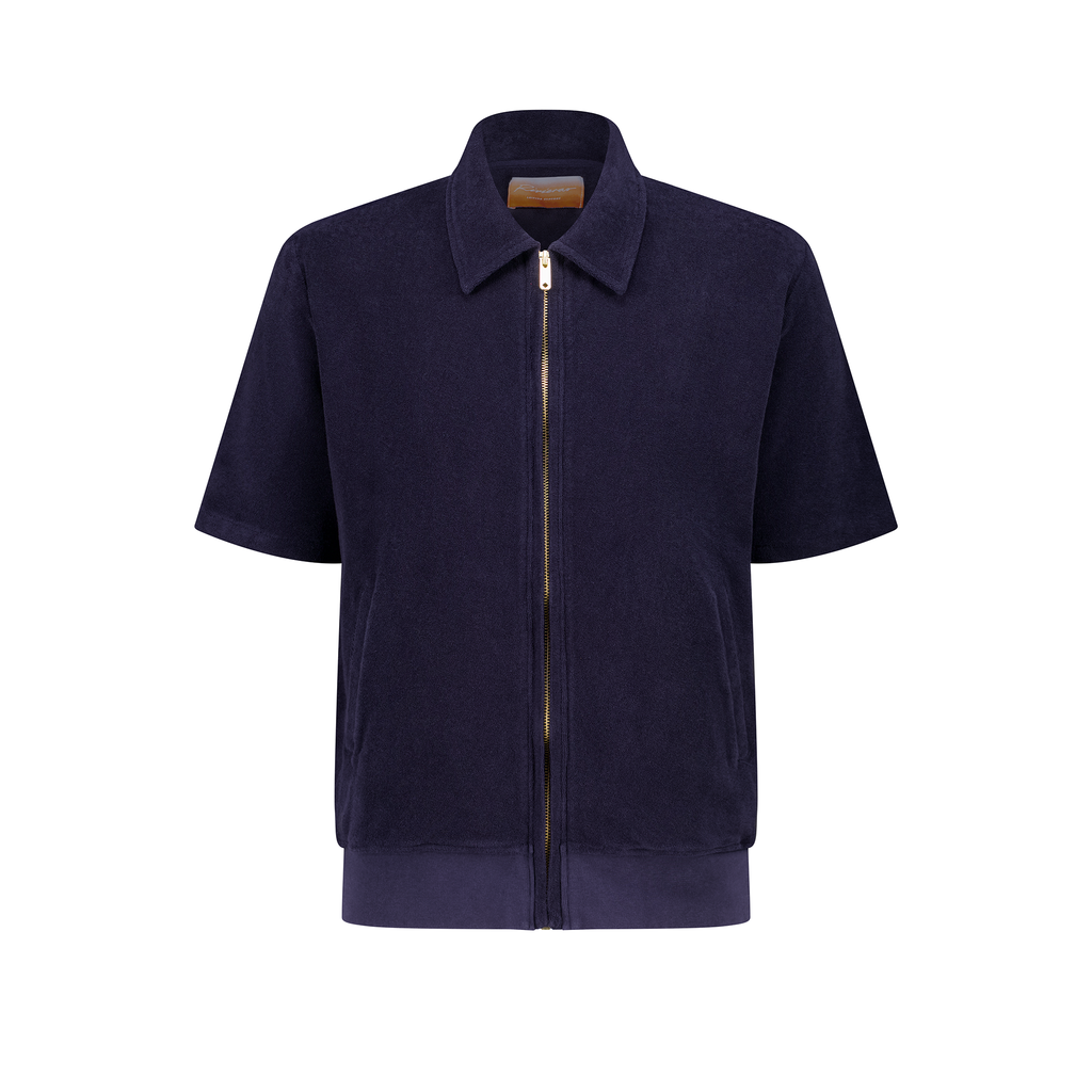 Blouson zippé en éponge