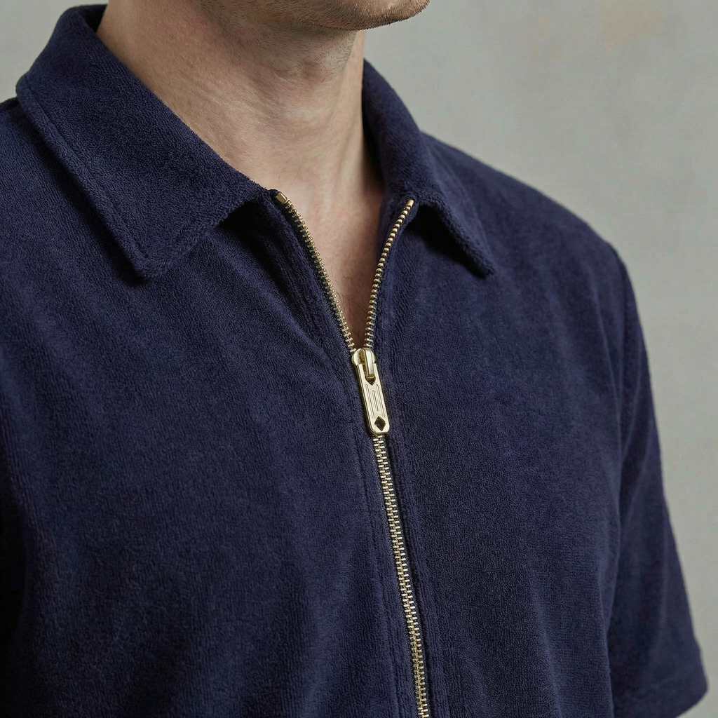 Blouson zippé en éponge