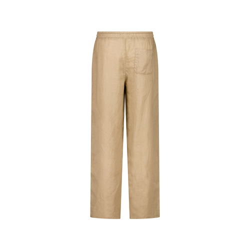 Pantalon en lin avec cordon de serrage