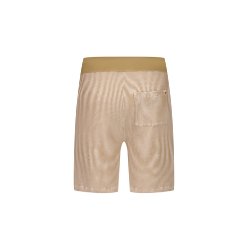 Short bicolore avec lien de serrage