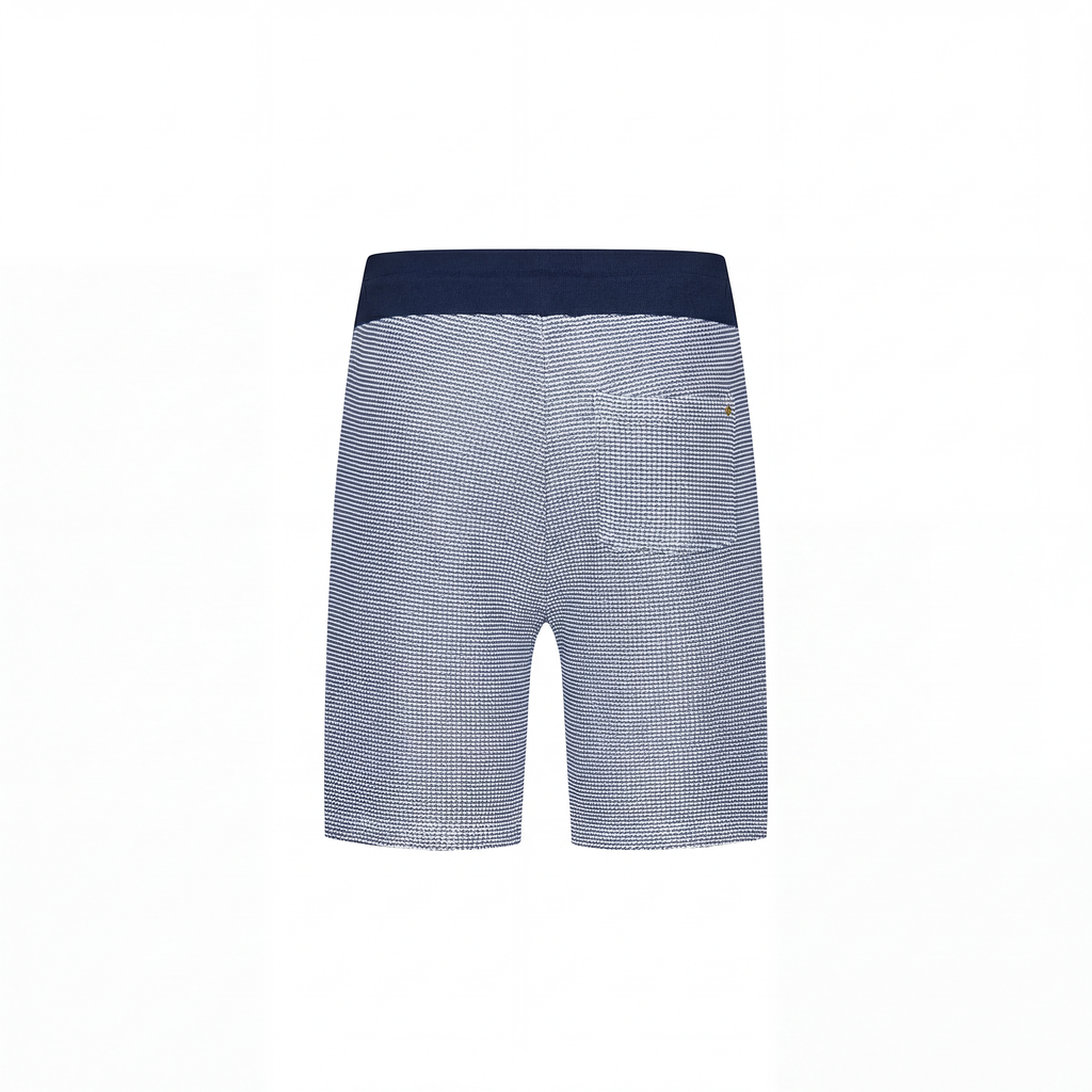 Short Nid d'abeille Bicolore