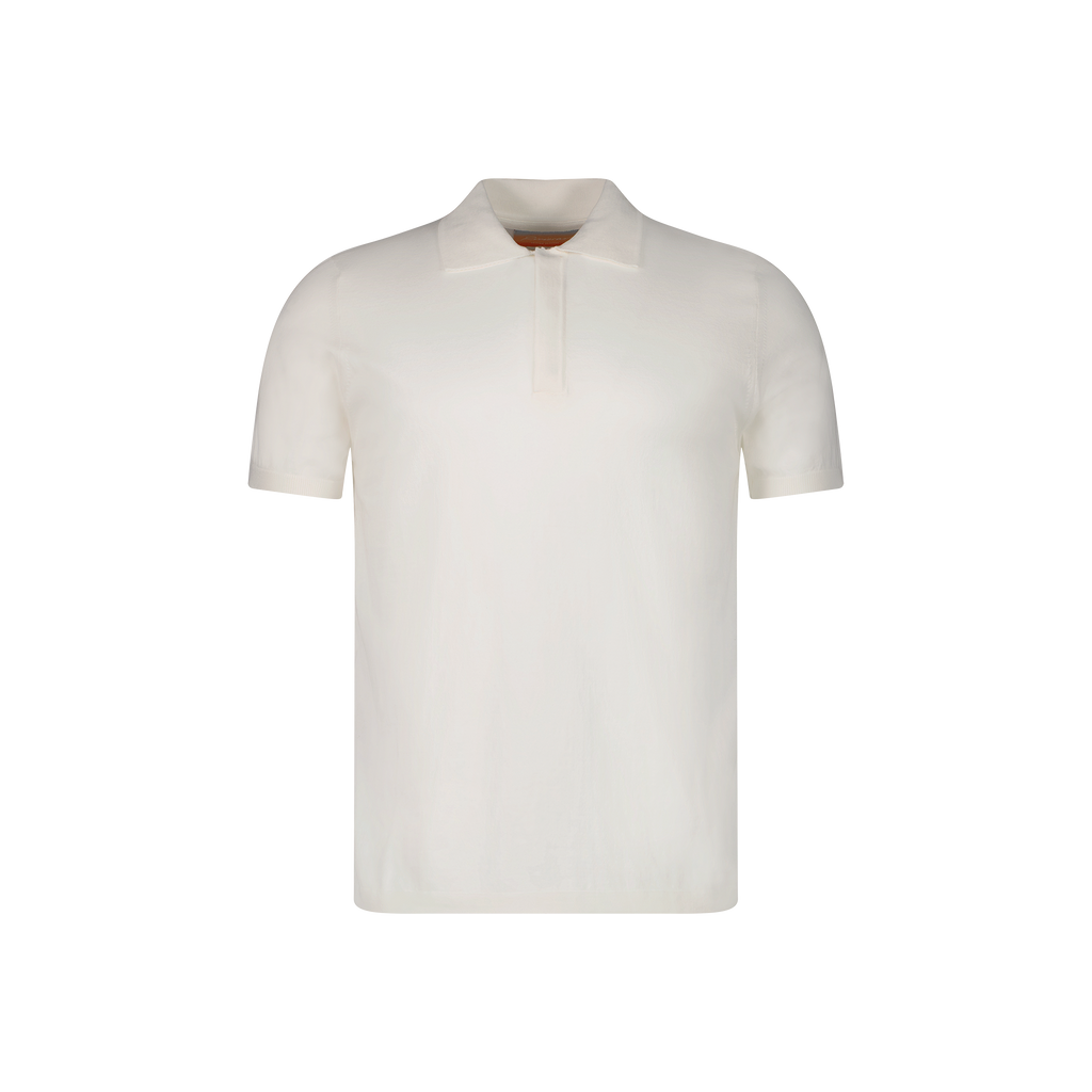 Ecru Knit Polo