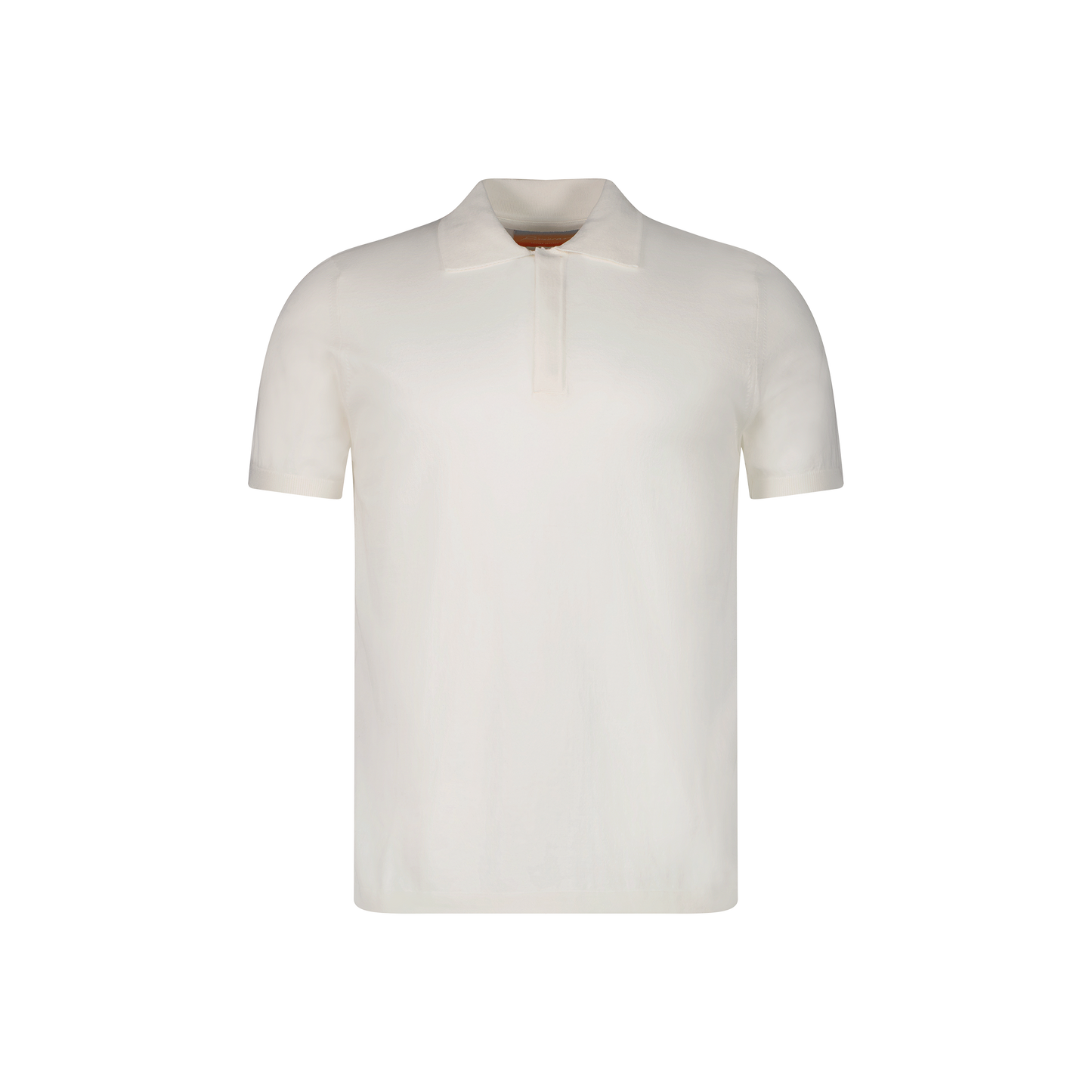 Polo Classique en Maille Écru