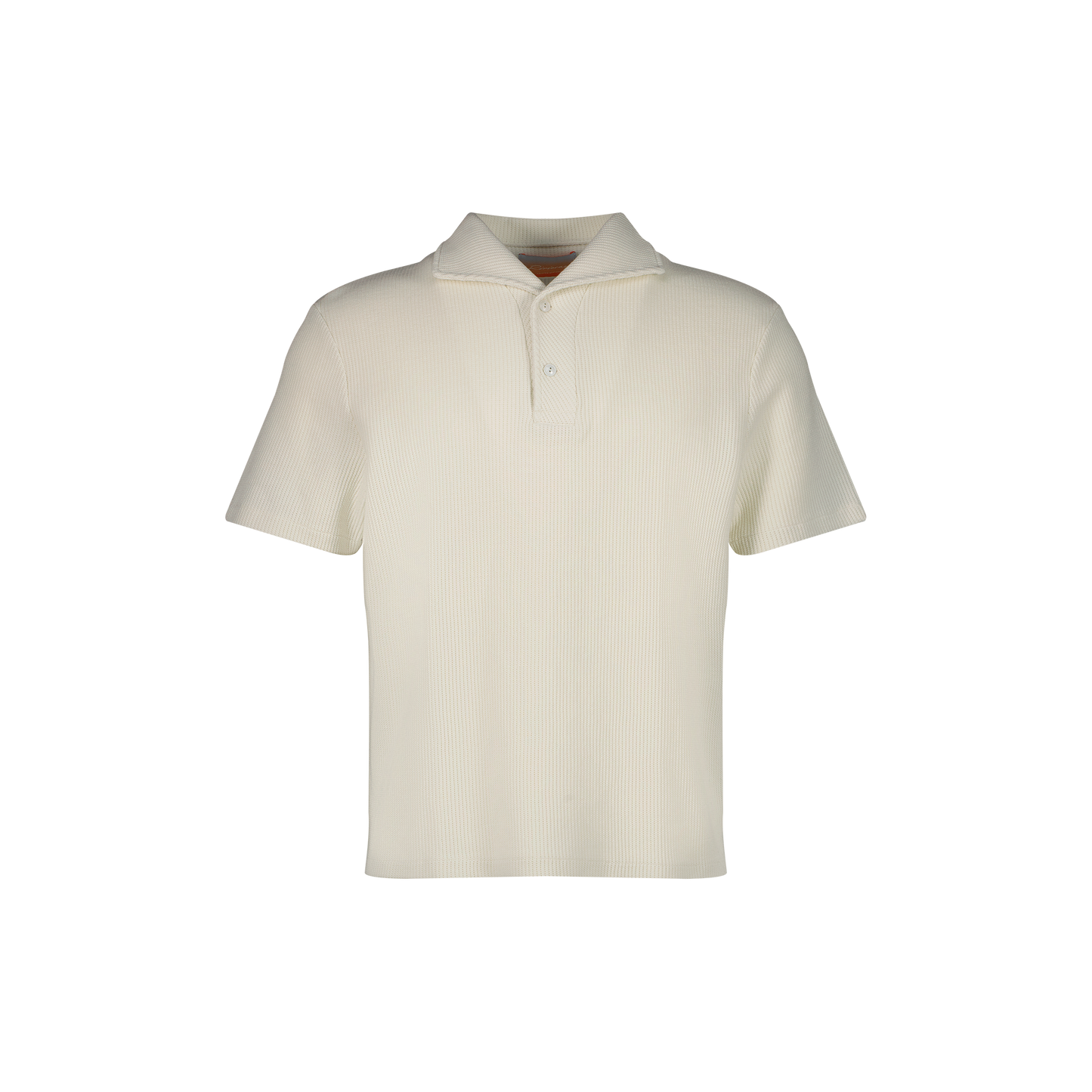 Polo Col Requin Écru