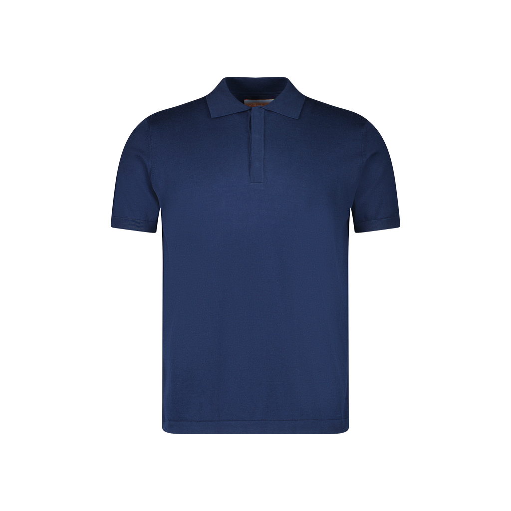 Navy Knit Polo