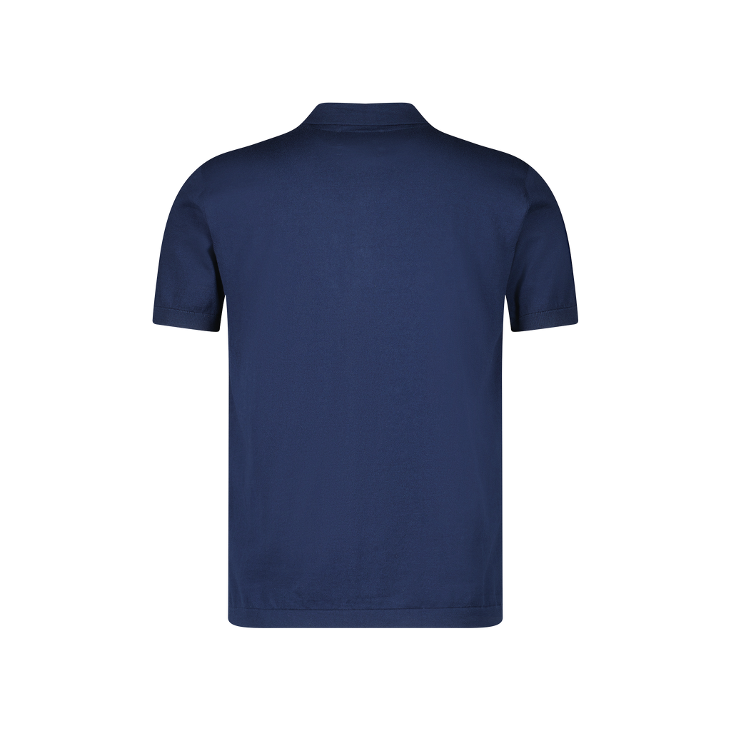 Navy Knit Polo
