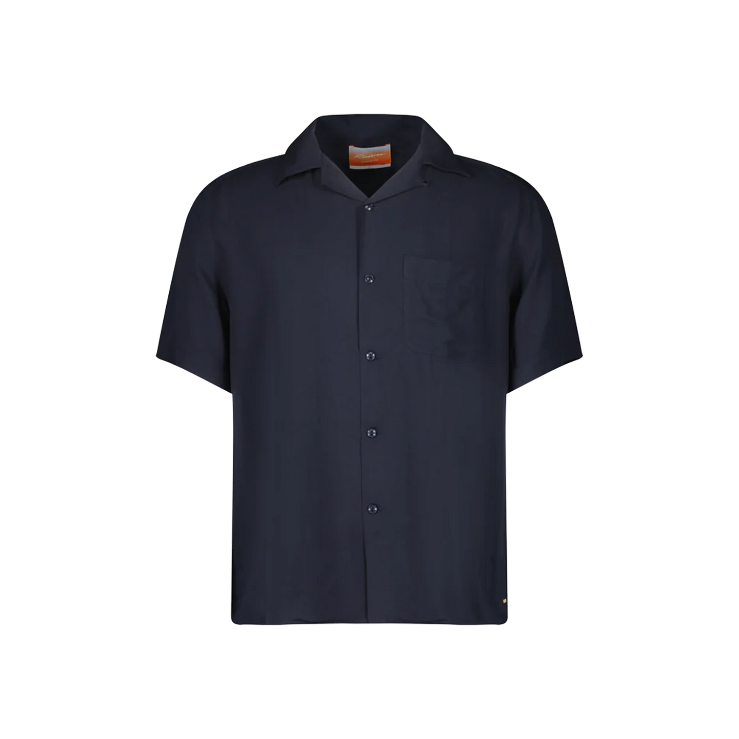 Chemise en Viscose Légère Marine