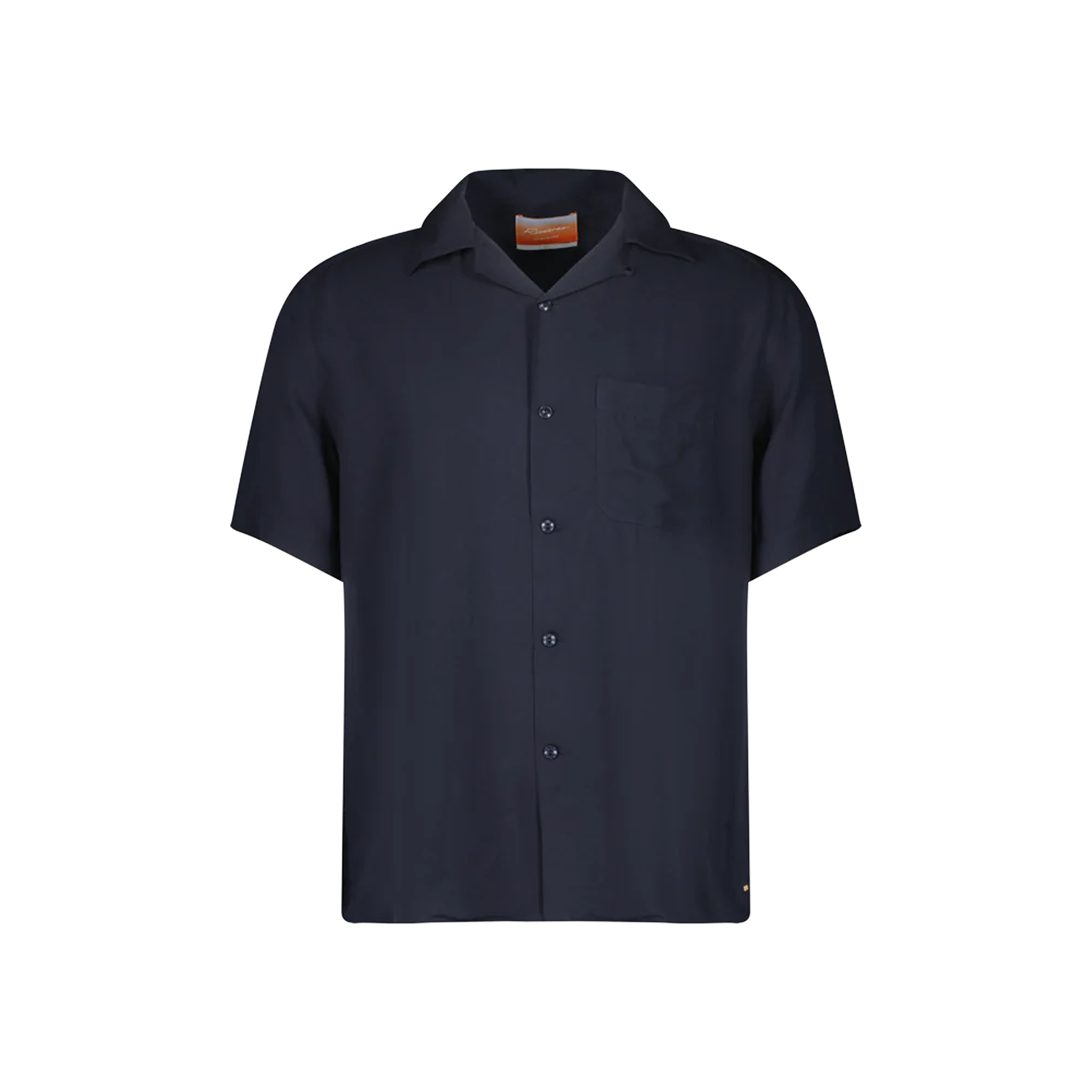 Chemisette fluide et légère à manches courtes avec un col Hawaien