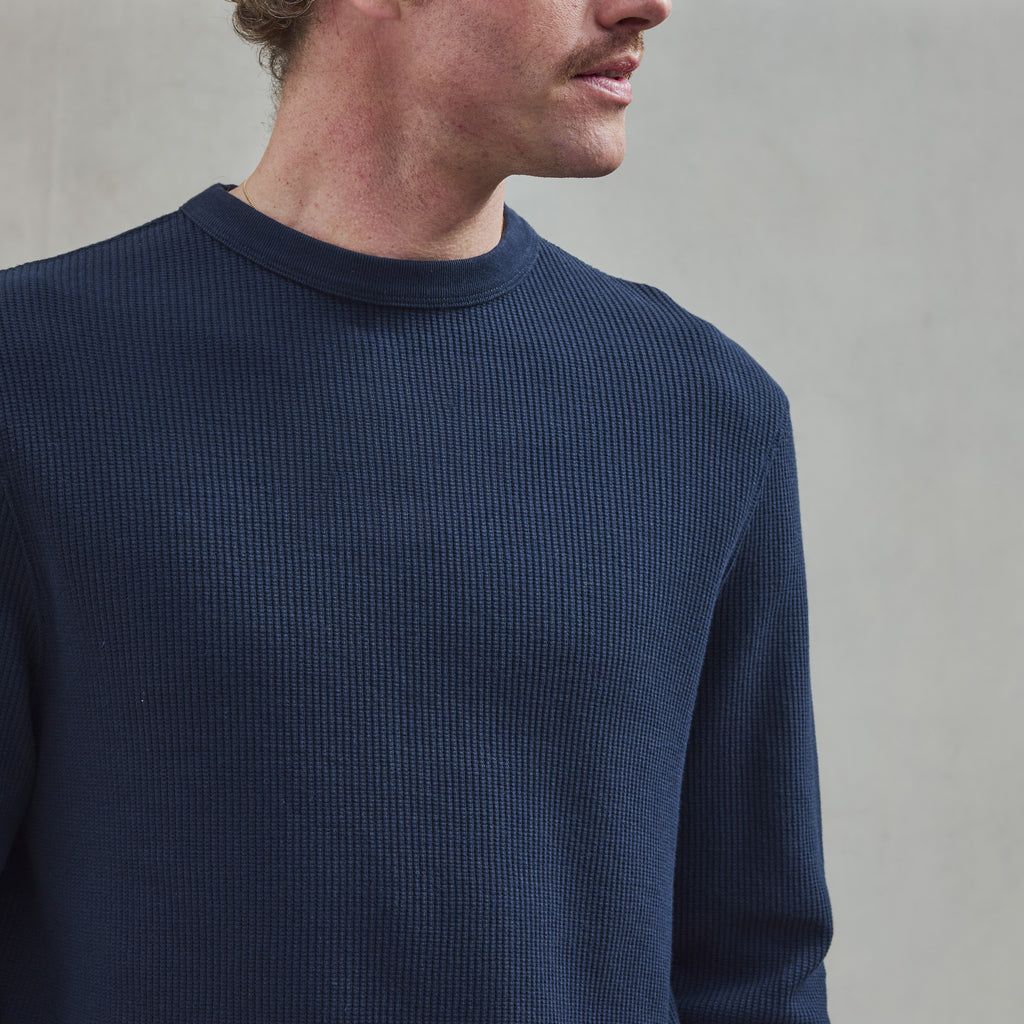 Sweatshirt col rond en interlock