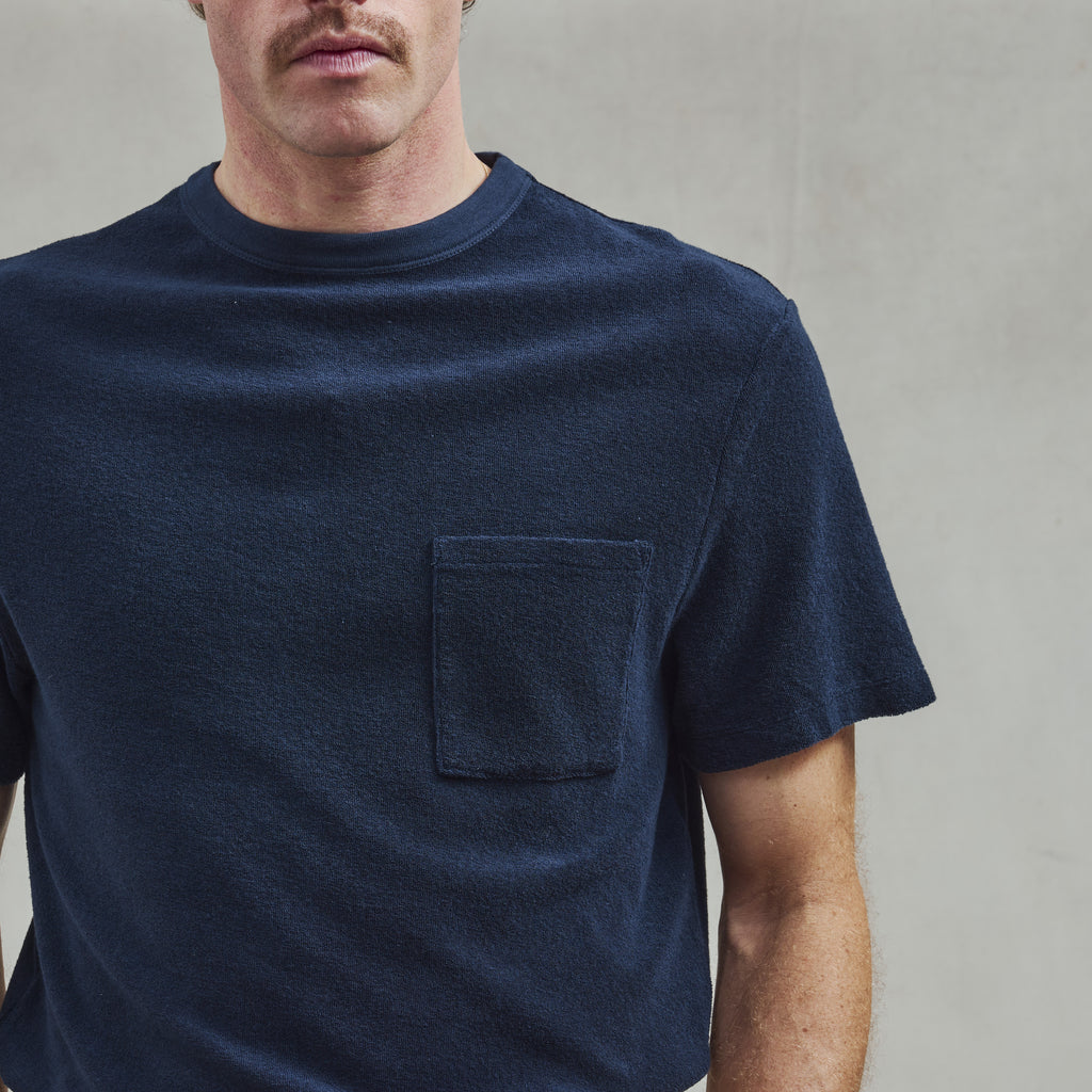 Terry T-shirt with chest pocket