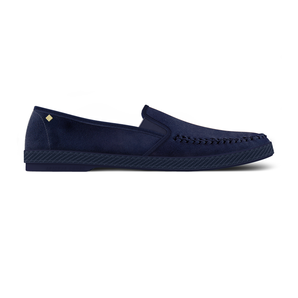 Classic Suede Braided Navy