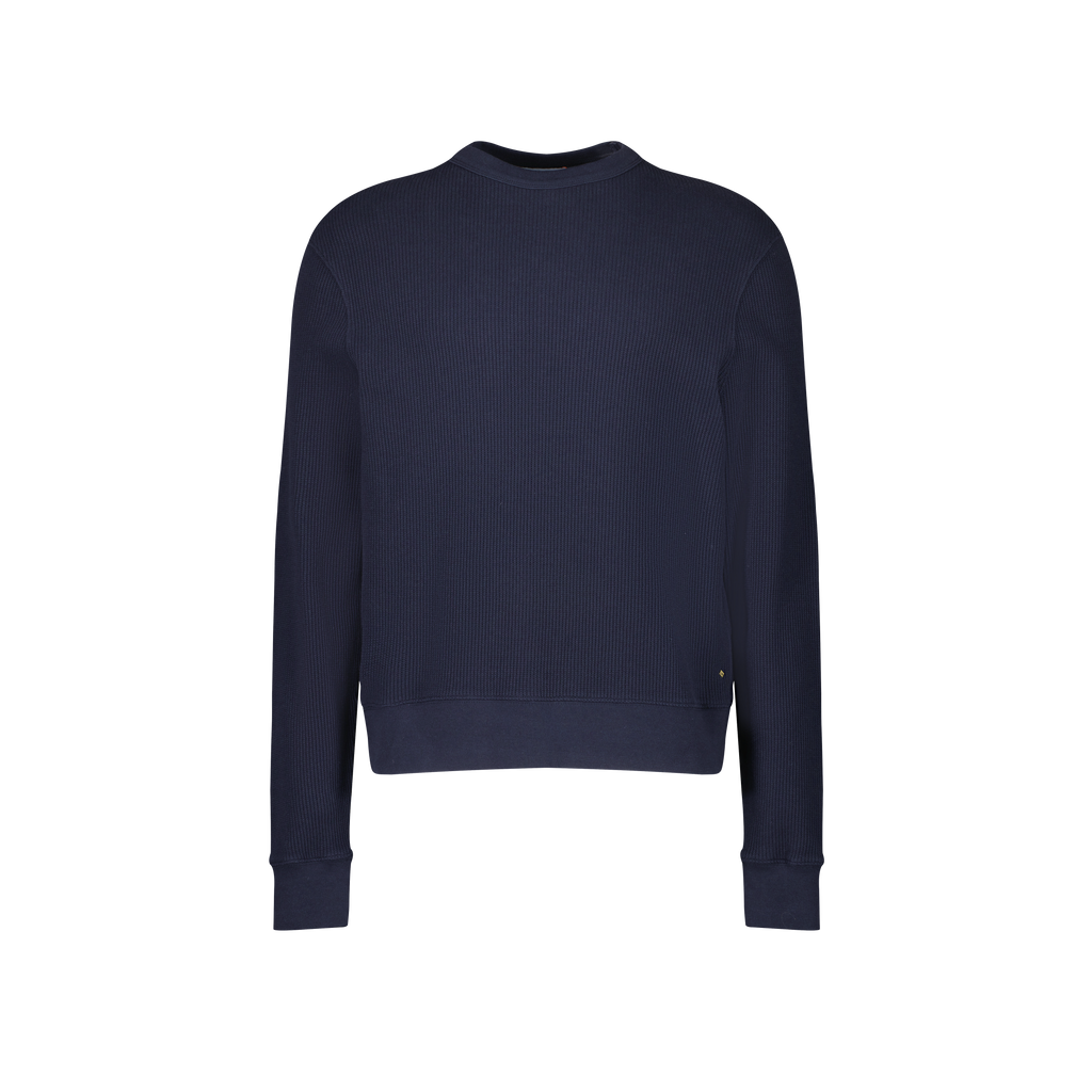 Sweatshirt col rond en interlock