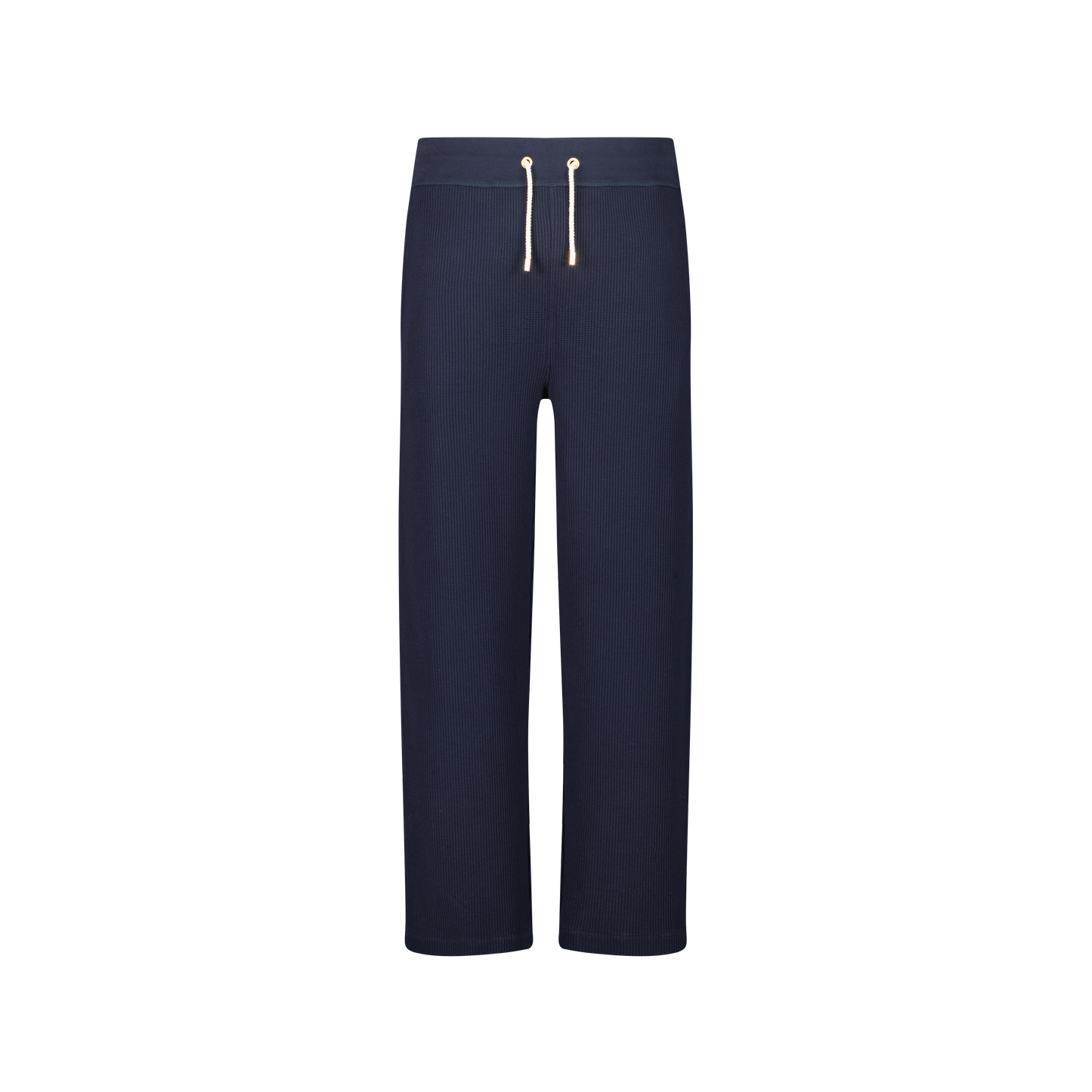 Pantalon en Maille Interlock Marine