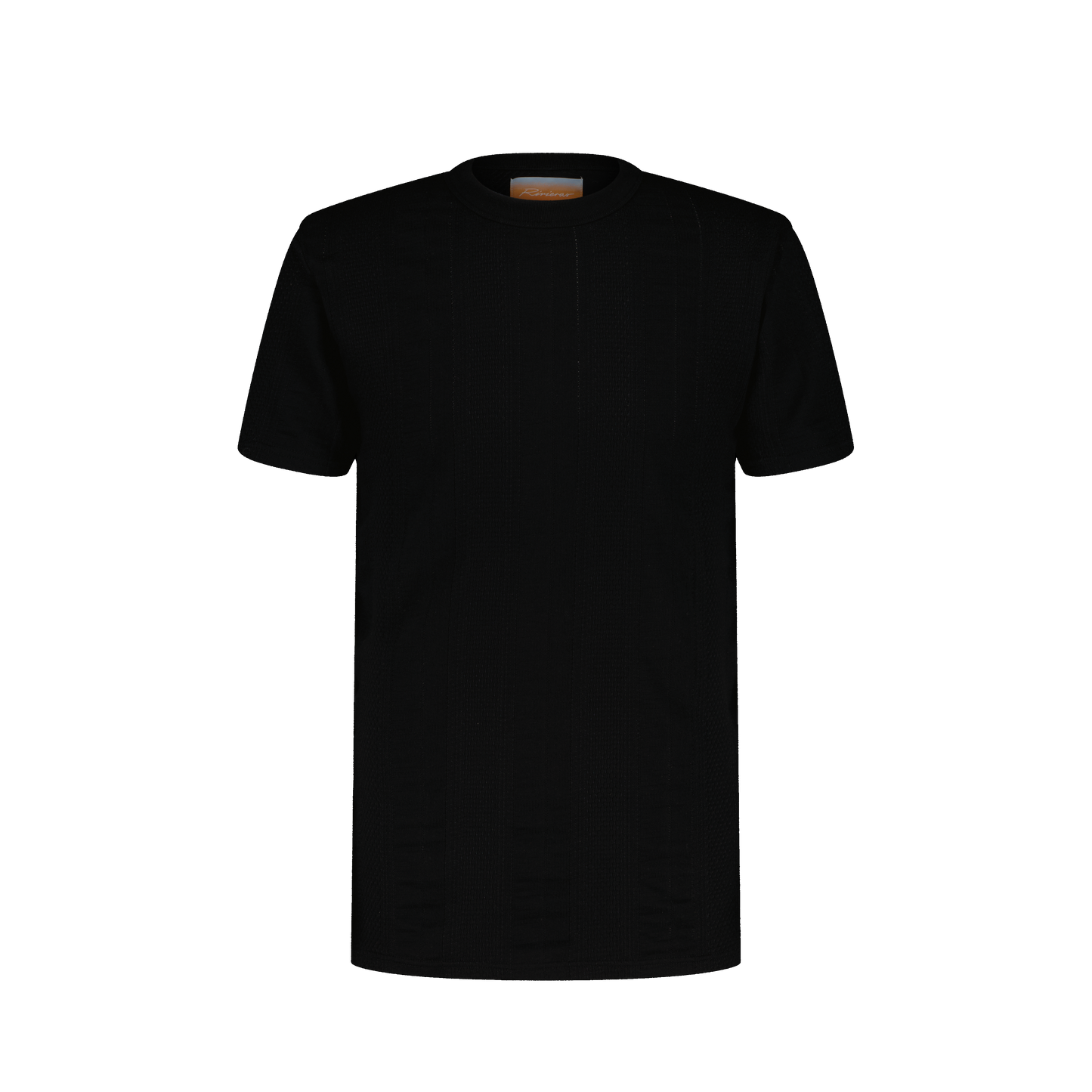 T-Shirt en Jersey Fantaisie Noir