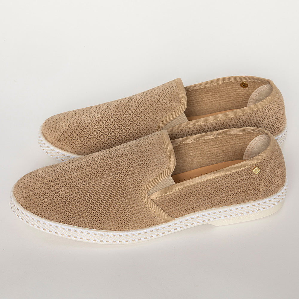 Classic Suede Embossed Beige