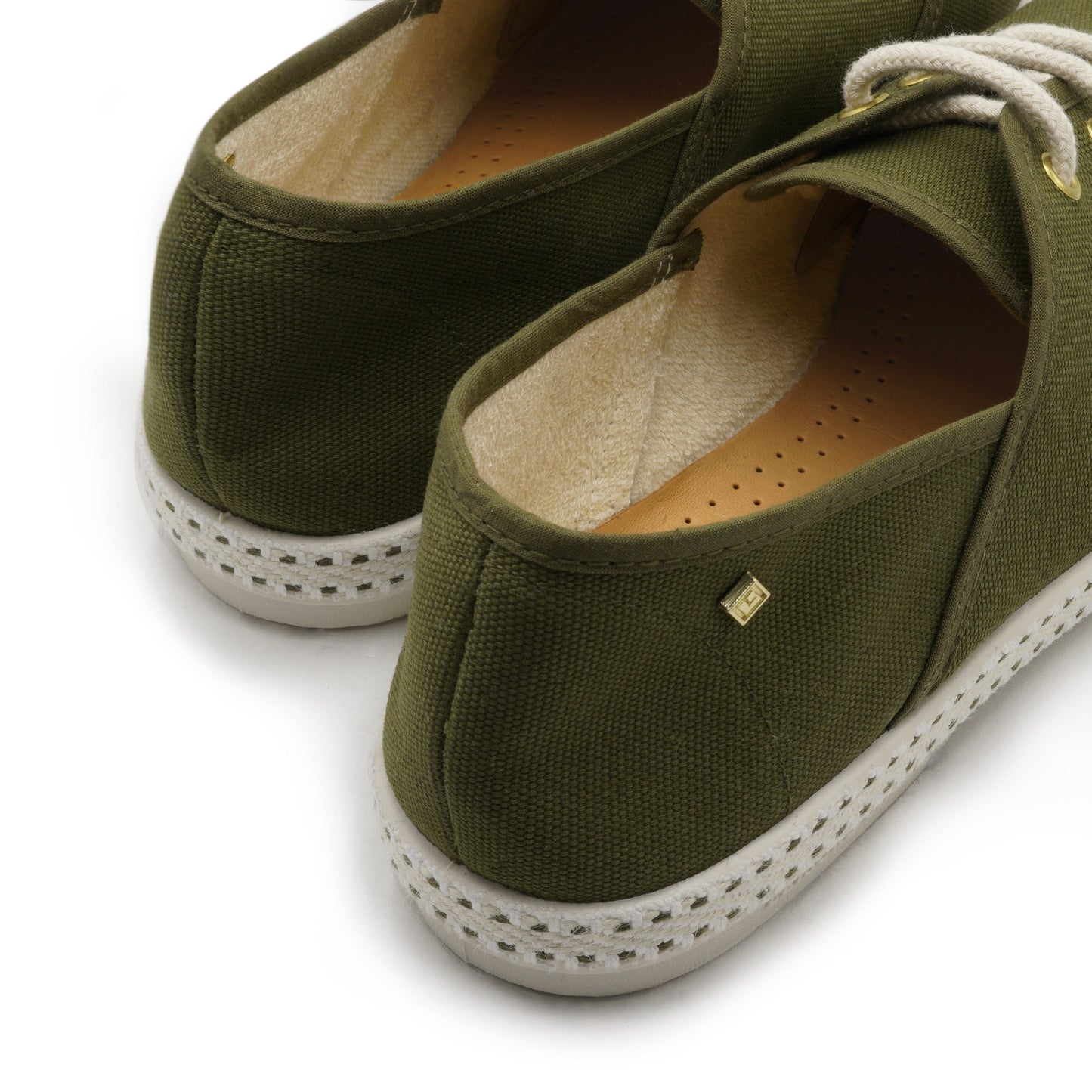 Lacets Toile Kaki
