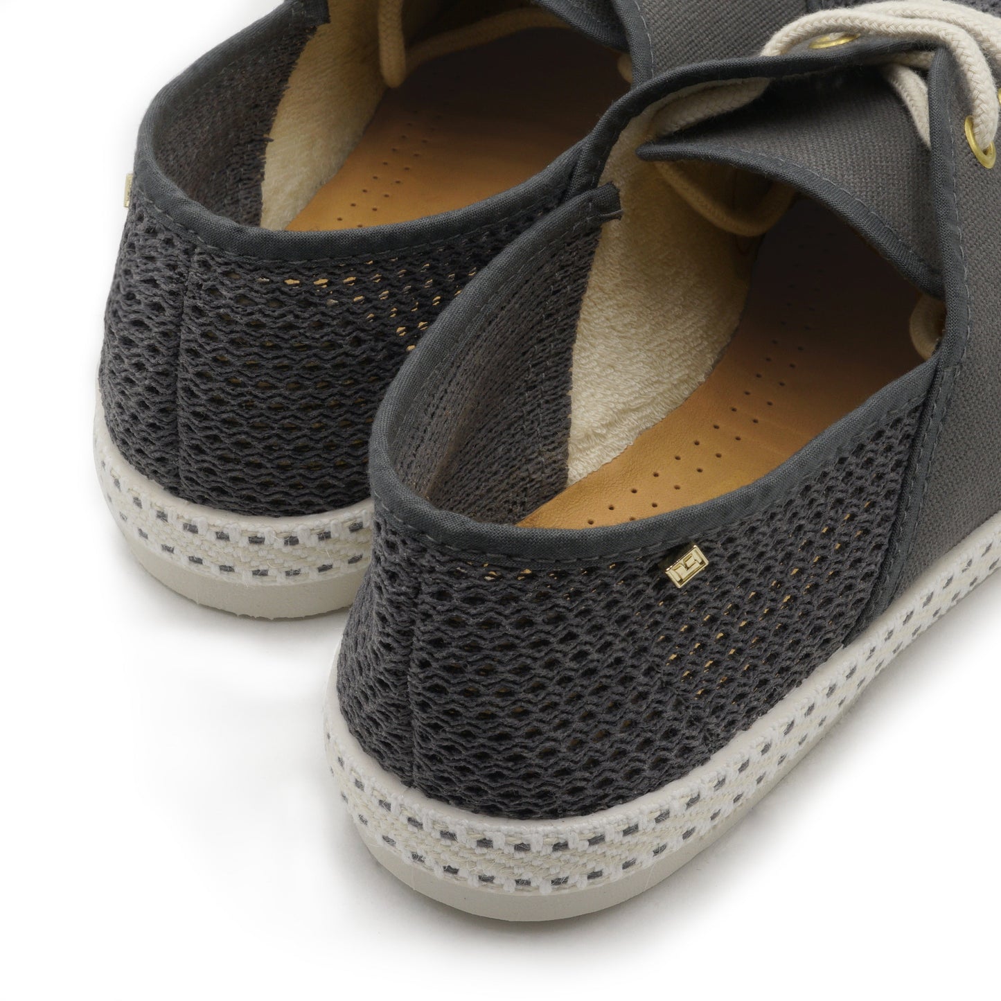 Classique Lacets Toile & Maille Anthracite