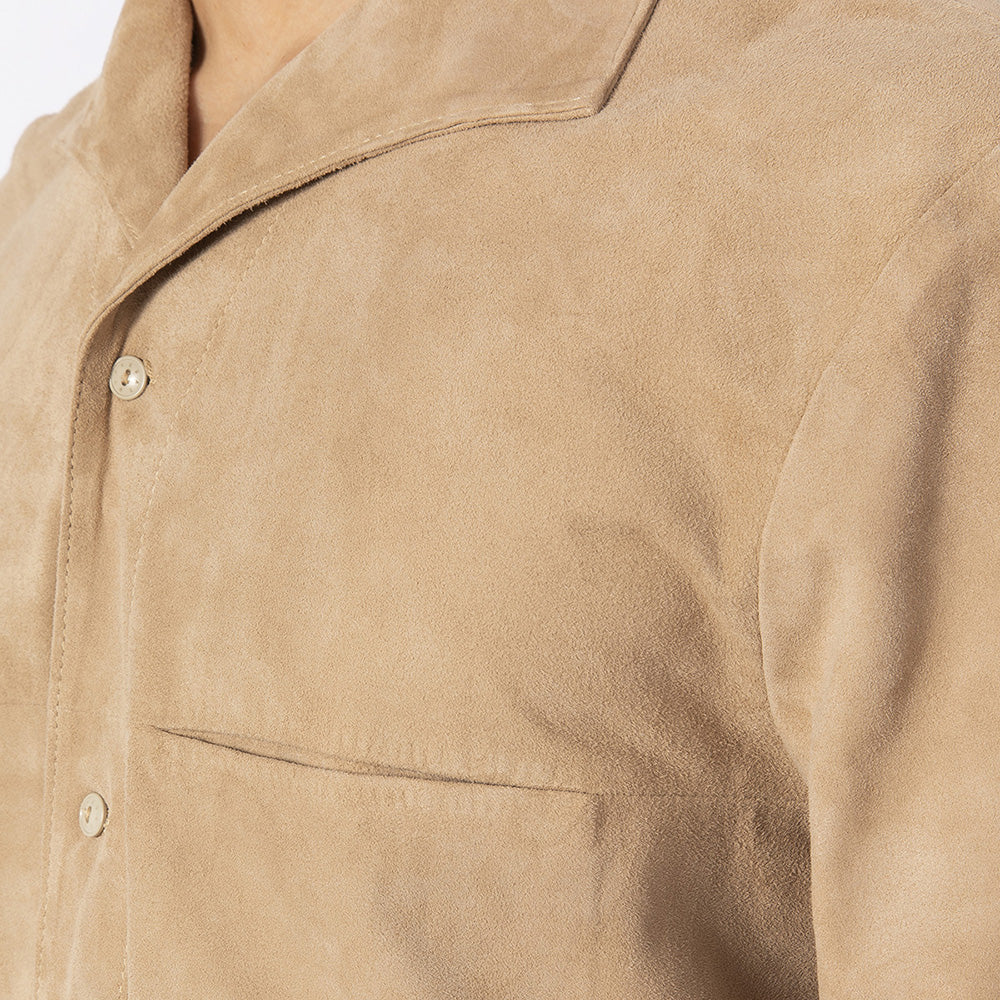 Suede Leather Shirt