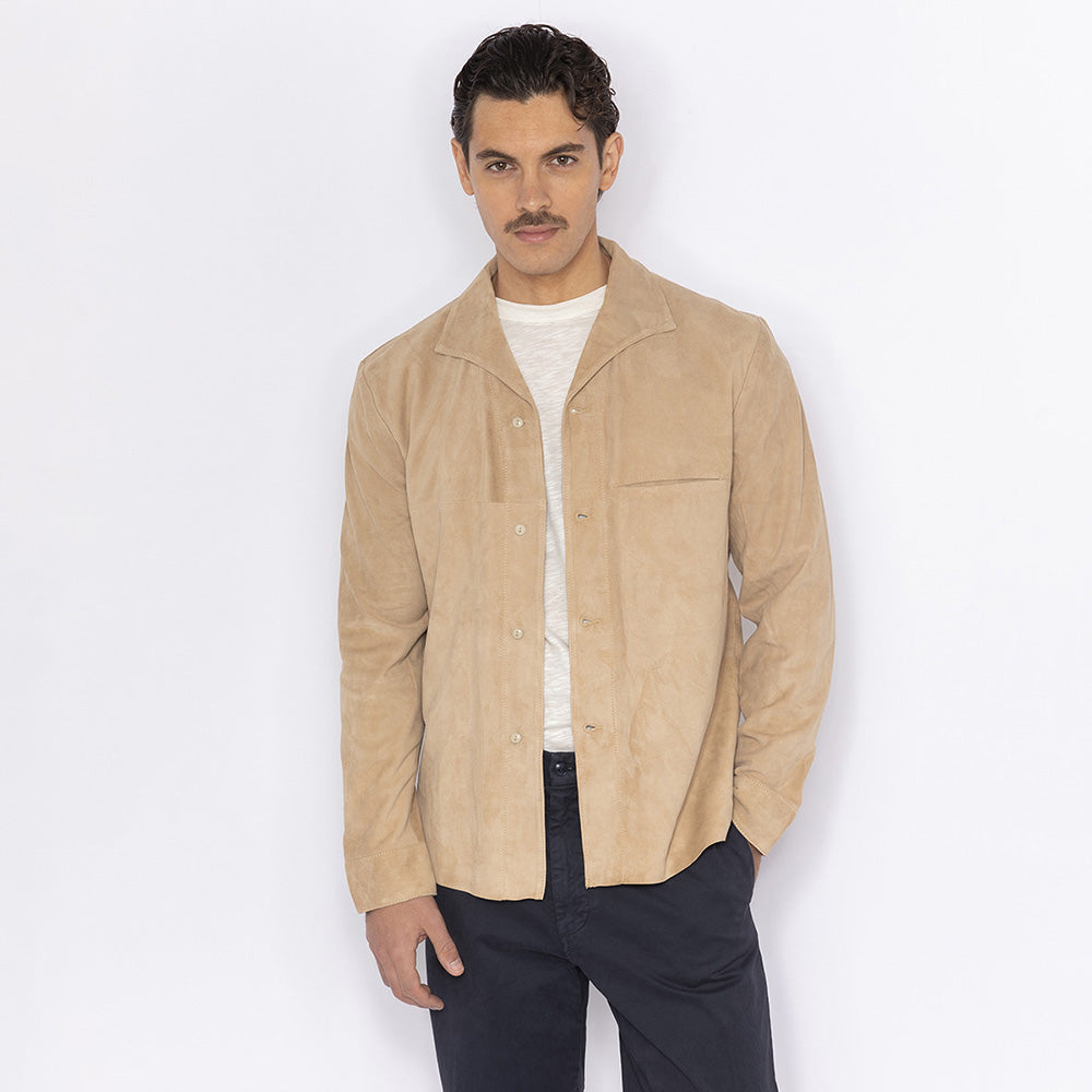 Suede Leather Shirt