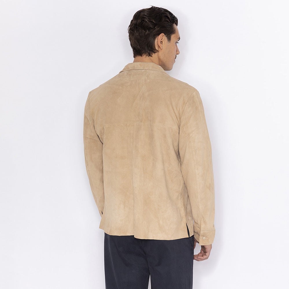 Suede Leather Shirt