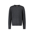 Pull Col Rond Maille Anthracite