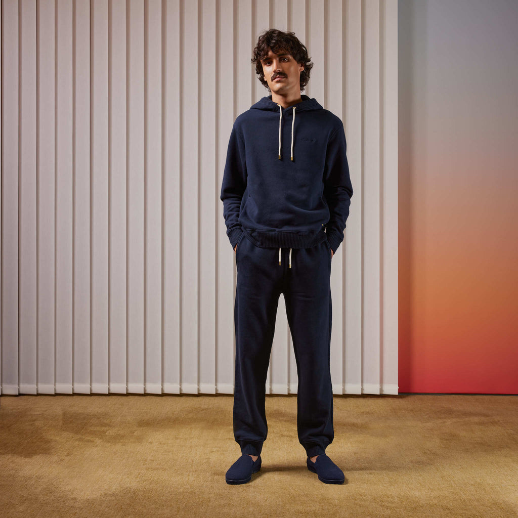 Navy Fleece Hoodie