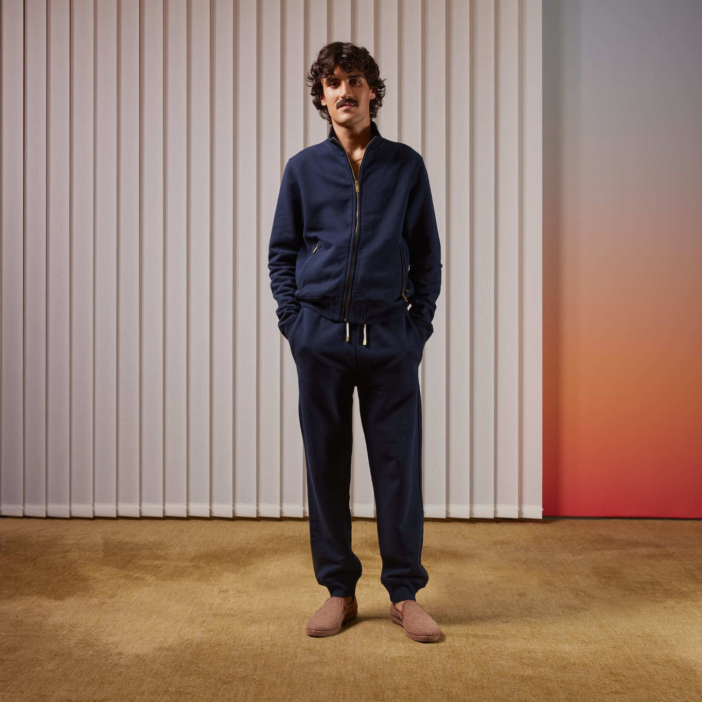Navy Fleece Pants
