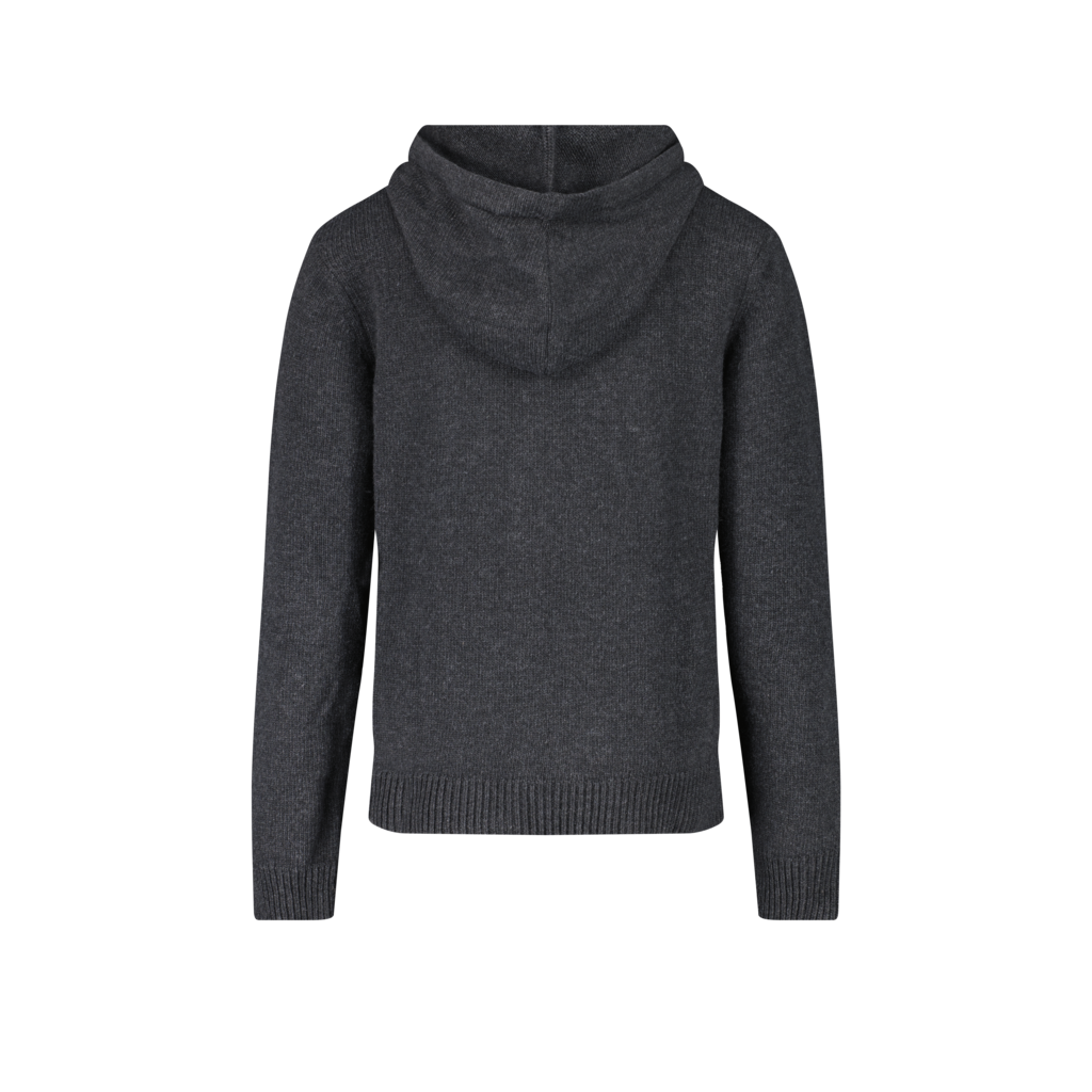 Hoodie Maille Anthracite