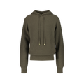 Khaki Knit Hoodie