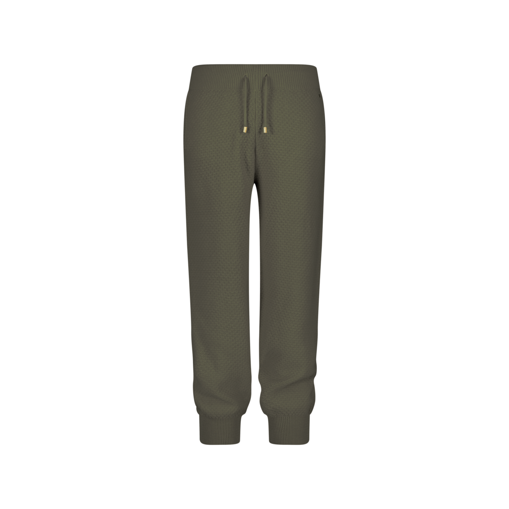 Pantalon Maille Kaki