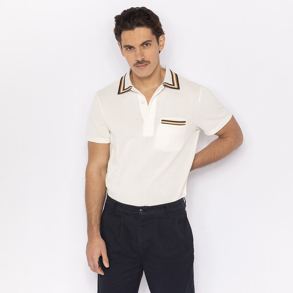 Polo Col En Tricot