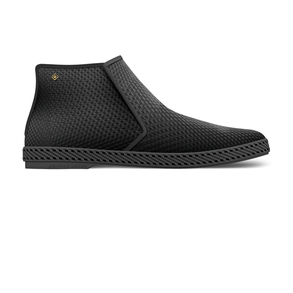 Classic Mesh Black Boots